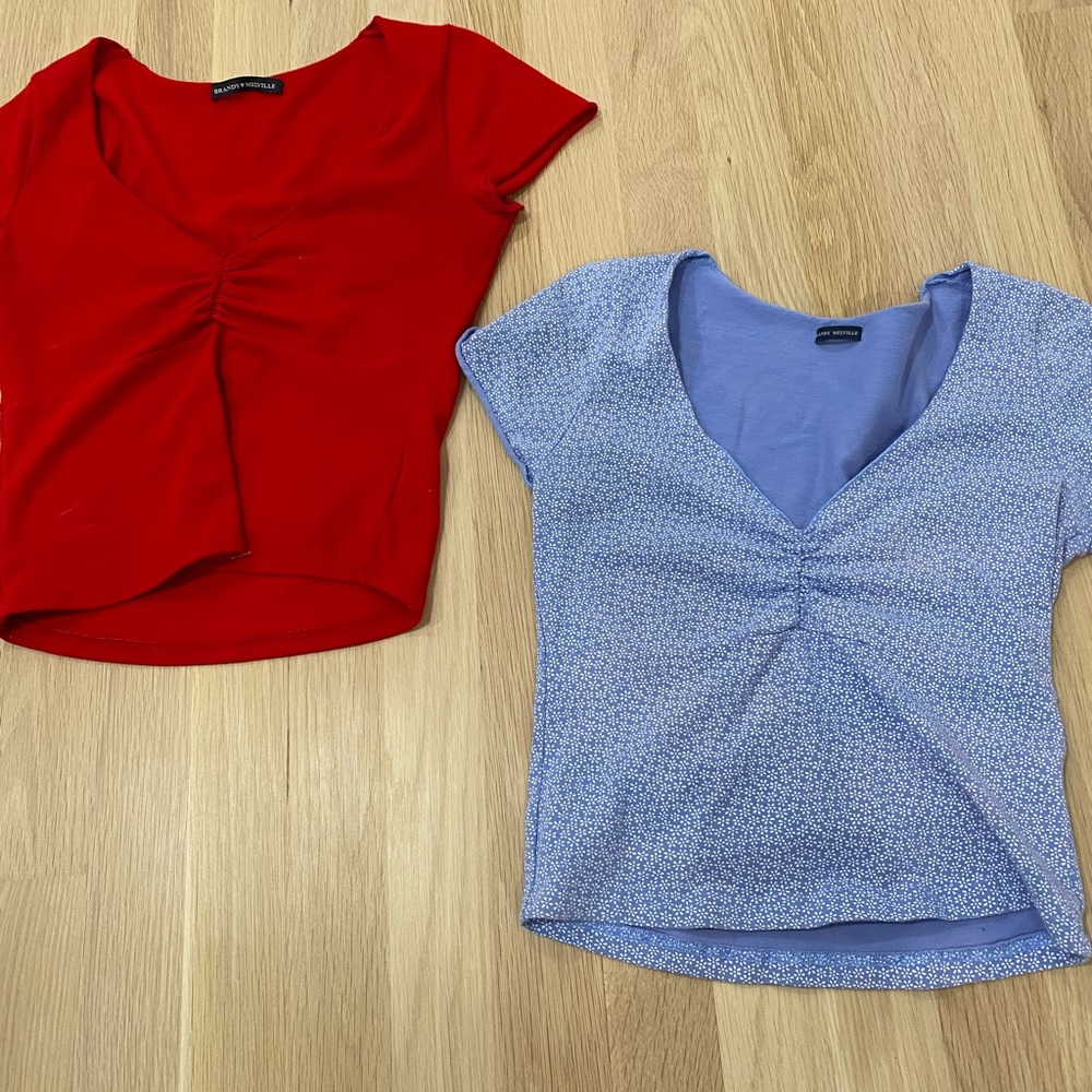 Two Brandy Melville Shirts